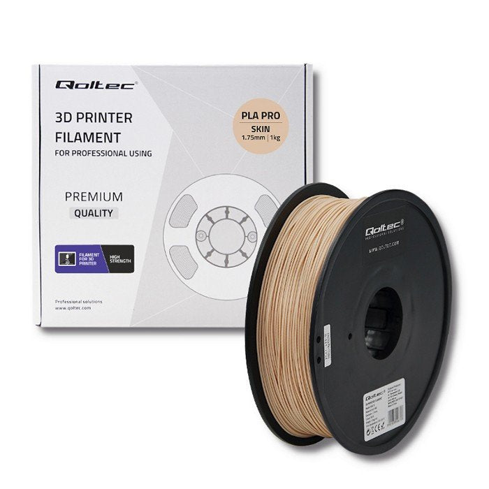 Qoltec Filamento 3d  Pla Pro  1.75mm  1kg  Skin
