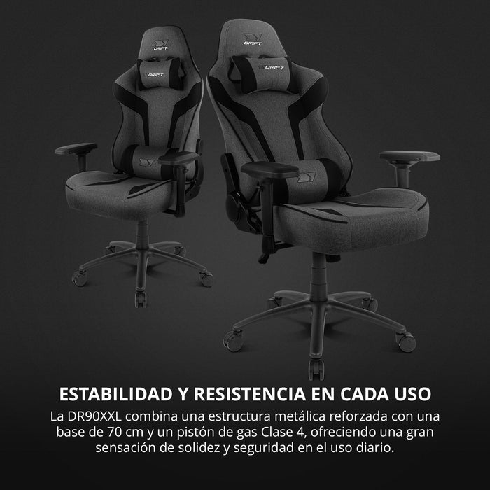 Silla Gaming Drift Dr90xxl Gris