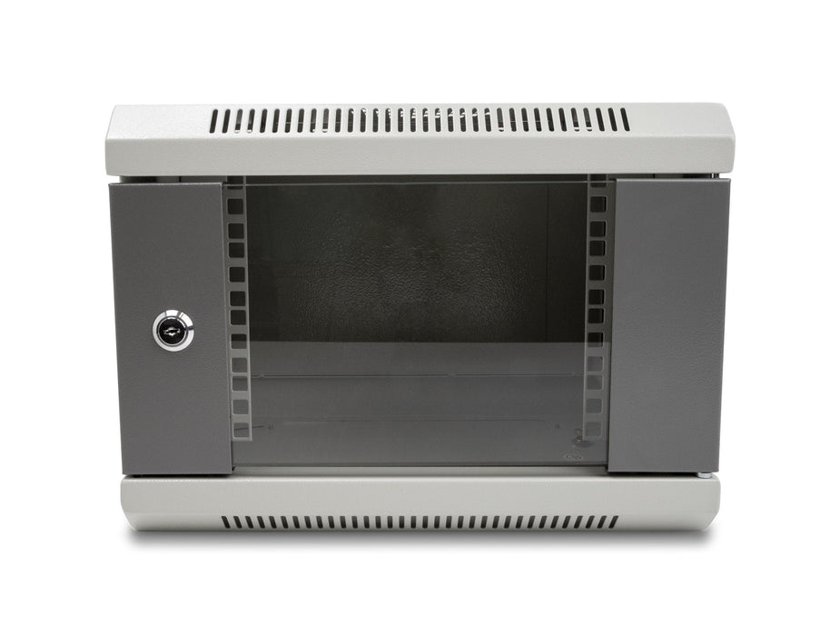 Delock 43416 Gabinete De Red De 10" Con Puerta De Vidrio 4u Gris
