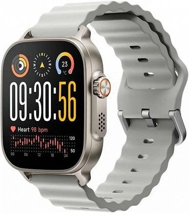 EAN 6941764468955 - realme Watch 5 5 cm (1.97") AMOLED Digital 390 x 450 Pixeles Pantalla táctil Plata GPS (satélite) imagen 2