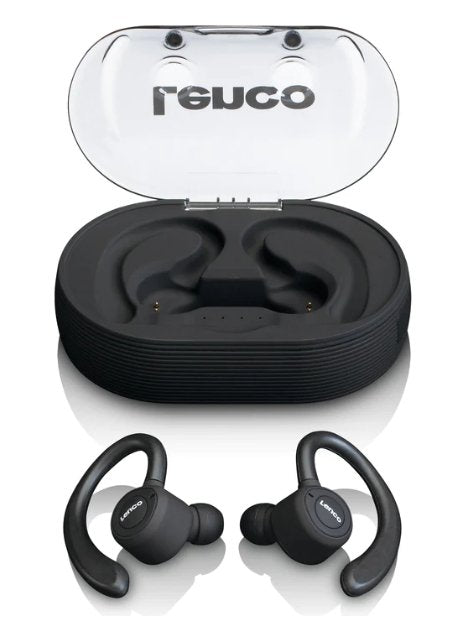 EAN 8711902043843 - Lenco EPB-460BK auricular y casco Auriculares True Wireless Stereo (TWS) gancho de oreja Deportes MicroUS imagen 1