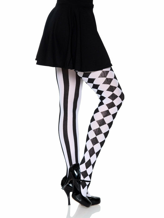 EAN 0714718450803 - Leg Avenue 7720_00722 pantis y media Negro, Blanco imagen 4
