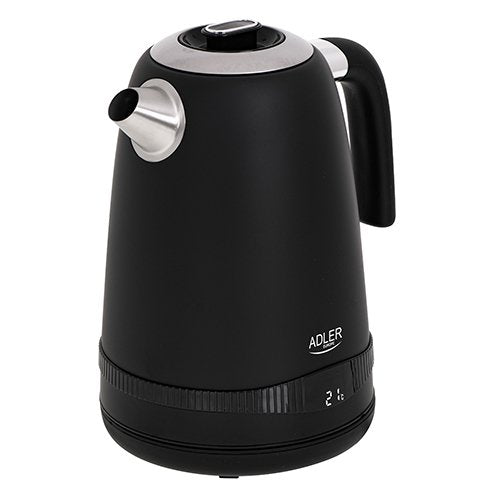 EAN 5902934839266 - Adler AD 1295b tetera eléctrica 1 L 2200 W Negro, Acero inoxidable imagen 3