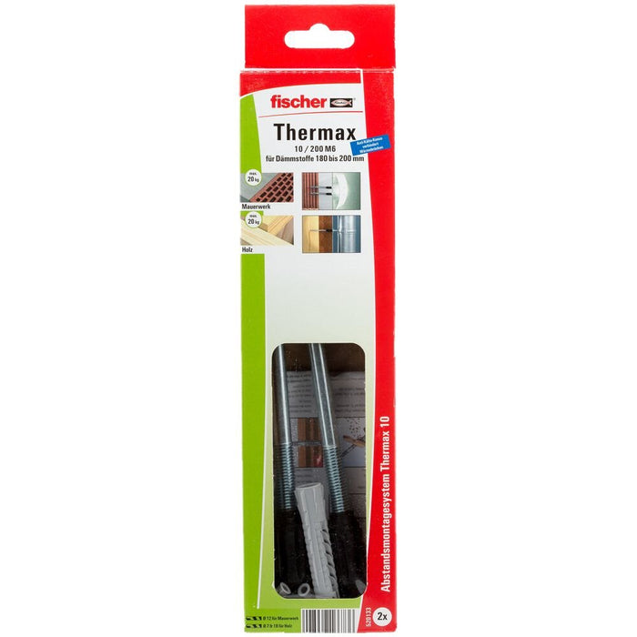 EAN 4048962166736 - Fischer 520133 tornillo de anclaje y taco 2 pieza(s) Juego de enchufes de pared y tornillos imagen 4