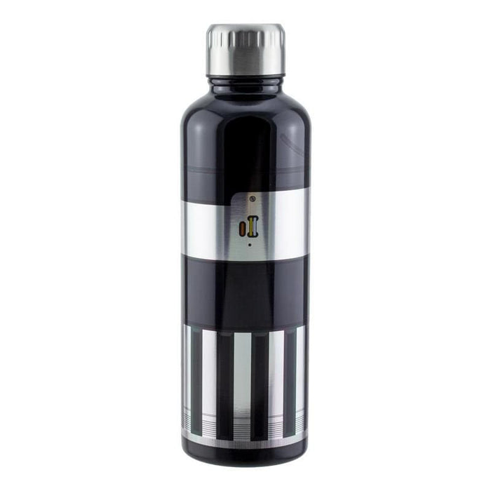 Paladone Darth Vader Lightsaber Metal Water Bottle Uso Diario 500 Ml Acero Inoxidable Negro, Plata
