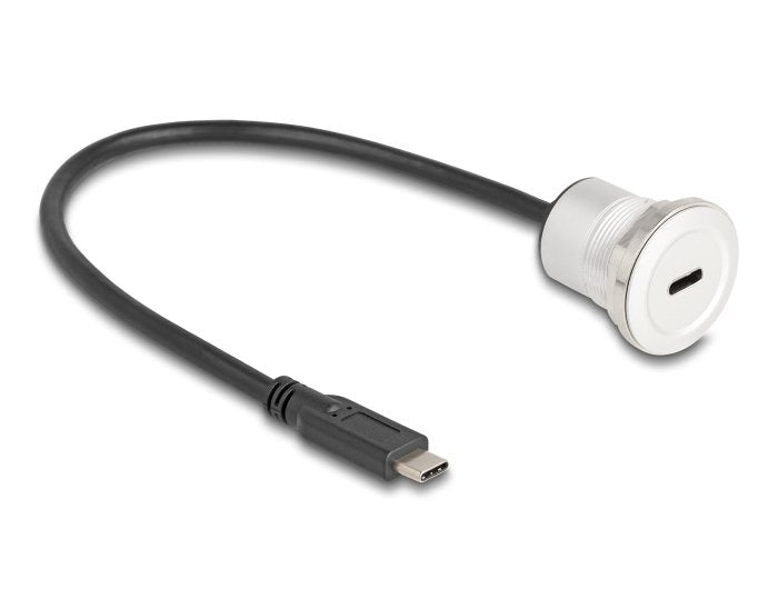 EAN 4043619881833 - DeLOCK 88183 cable USB 0,3 m USB C Negro, Plata imagen 1