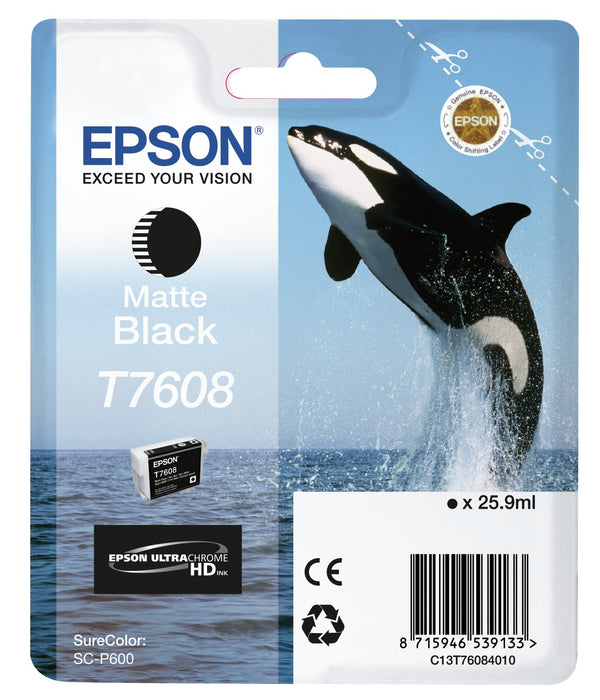 EAN 8715946539133 - Epson T7608 cartucho de tinta 1 pieza(s) Original imagen 1