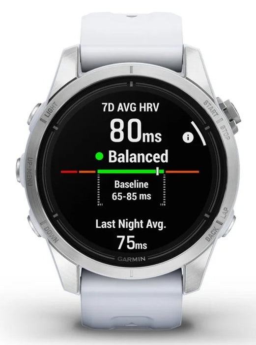 EAN 0753759317959 - Garmin epix Pro (Gen 2) 3,05 cm (1.2") AMOLED 42 mm Digital 390 x 390 Pixeles Pantalla táctil Plata Wifi  imagen 6