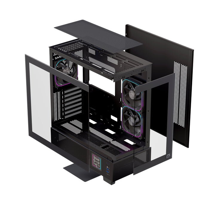 EAN 6977277360066 - Einarex EXCS-PR-51DR-B carcasa de ordenador Midi Tower Negro imagen 18