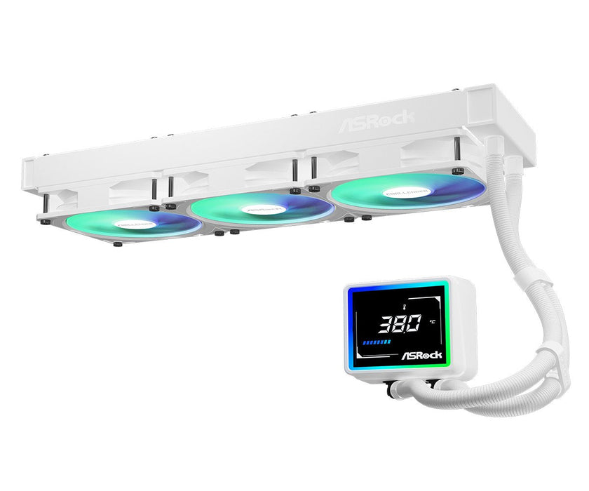 Refrigerador Liquido Cpu Asrock Challenger 360 Digital Argb White