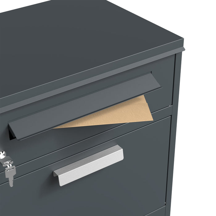 Phoenix Safe Paket Box Pb1121aak Graphitgris Schlüssel Gross