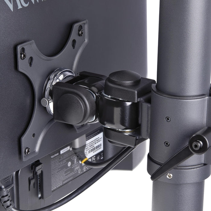 Startech.Com Dual Monitorhalterung 124,46cm 49zoll Fur 2 Vertikal Gestapelte Monitore 2x 16 Kg Vesa Bildschirmhalterung-Monitorarm