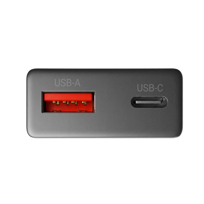 Cargador Usb Gan Mars Gaming Md-Gan30 30w 1xusb-C 1xusb-A Pd Color Negro