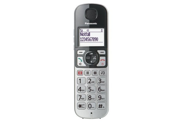 EAN 5025232871889 - Panasonic KX-TGE520GS teléfono Teléfono DECT Identificador de llamadas Negro, Plata imagen 3
