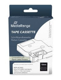 Mediarange Cinta Para Etiquetadora. Komp. Dymo 12mmx7m Ws/Sw