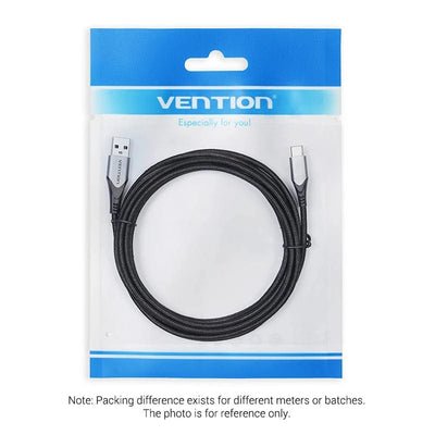 EAN 6922794756076 - Vention COKLF cable USB USB 2.0 1 m USB A USB C 0,48 Gbit/s Gris, Negro imagen 8