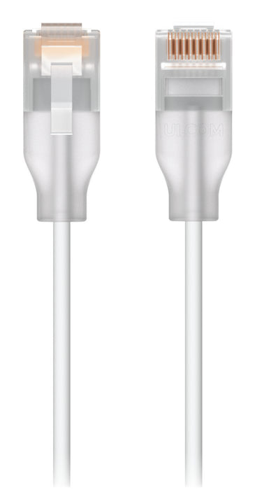 EAN 0810084695753 - Ubiquiti UACC-Cable-Patch-EL-5M-W cable de red Translúcido, Blanco Cat6 imagen 1