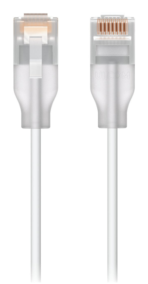 EAN 0810084693483 - Ubiquiti UACC-Cable-Patch-EL-0.15M-W-24 cable de red Translúcido, Blanco 0,15 m Cat6 imagen 1