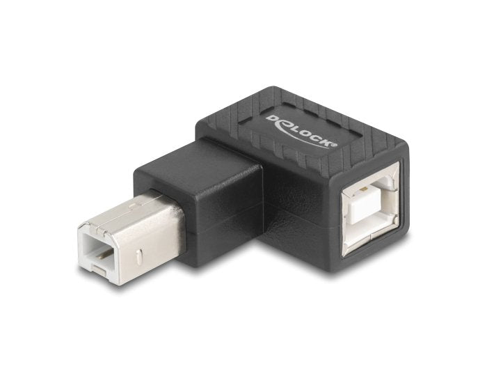 Adaptador  Delock Usb 2.0  Usb Typ-B Macho A Usb Typ-B Hembra 90° Links Angular