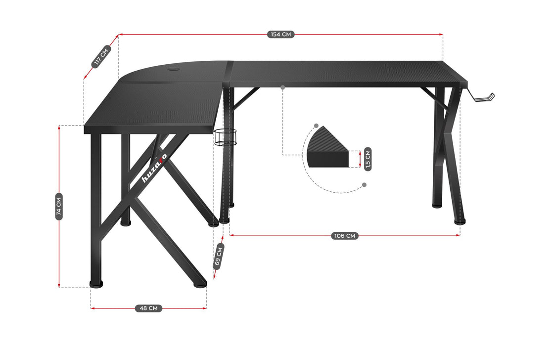 EAN 5903796010169 - Huzaro Hero 6.3 Negro imagen 5