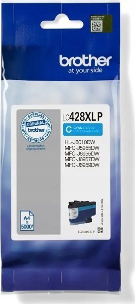 EAN 4977766817431 - Brother LC-428XLCP cartucho de tinta 1 pieza(s) Original Cian imagen 1