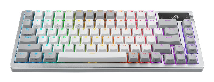 EAN 4711387209110 - ASUS ROG Azoth teclado Juego RF Wireless + Bluetooth QWERTY Blanco imagen 3