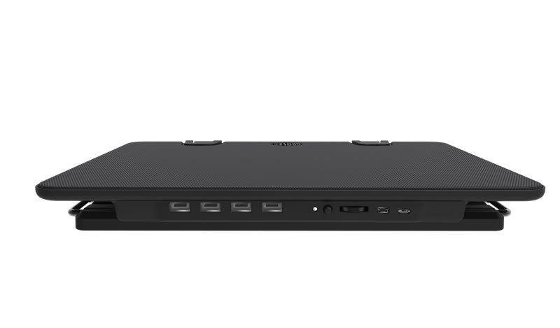 Coolermaster Base Refrigeradora Port. Ergostand Iv Negro/1 Ventilador/4xusb 2.0/1 Micro Usb/17  R9-Nbs-E42k-Gp