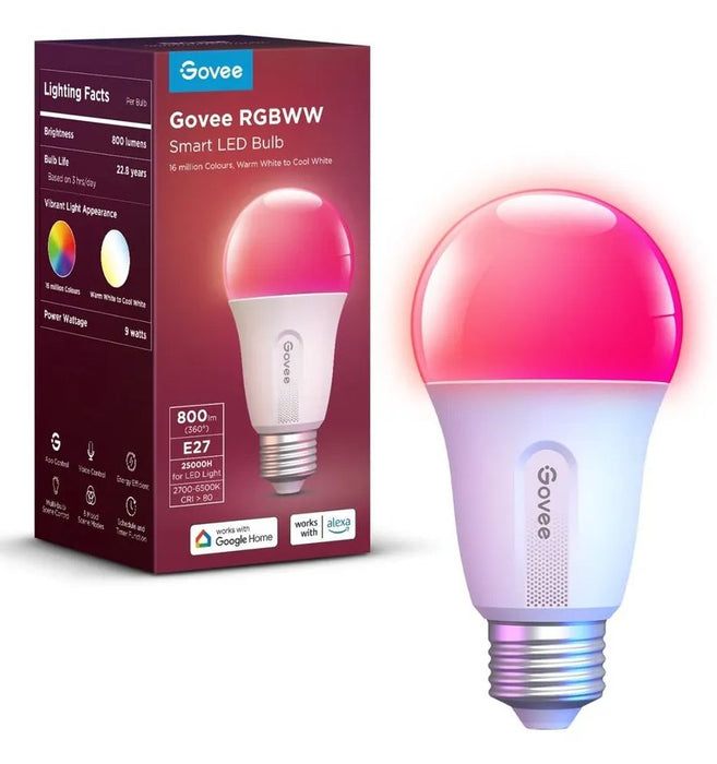 EAN 6974316999034 - Govee H6004 Bombilla inteligente Wi-Fi/Bluetooth 9 W imagen 2