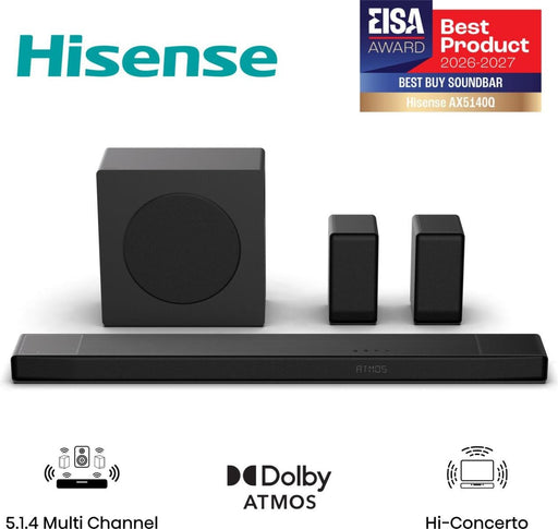 EAN 6942351423456 - Hisense AX5140Q Negro 5.1.4 canales 600 W imagen 1