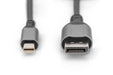 EAN 4016032484226 - Digitus DB-340106-020-S cable DisplayPort 2 m Mini DisplayPort Negro imagen 2