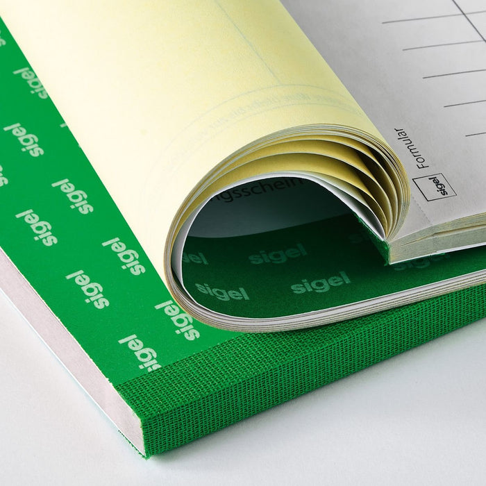 Sigel Recibo Para Kleinunternehmer Sin Mwst.-Ausweis Formularbuch Sd120 1 Ud. - Material De Oficina - A6