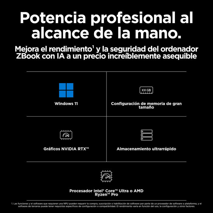 EAN 198415353788 - HP ZBook Power G11 Intel Core Ultra 7 155H Estación de trabajo móvil 40,6 cm (16") Pantalla táctil WUXGA 3 imagen 10