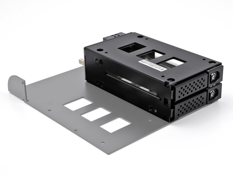 Delock 47011 Panel Bahía Disco Duro 2x 2,5" U.2 Nvme Ssd Con 5.25 Rahmen