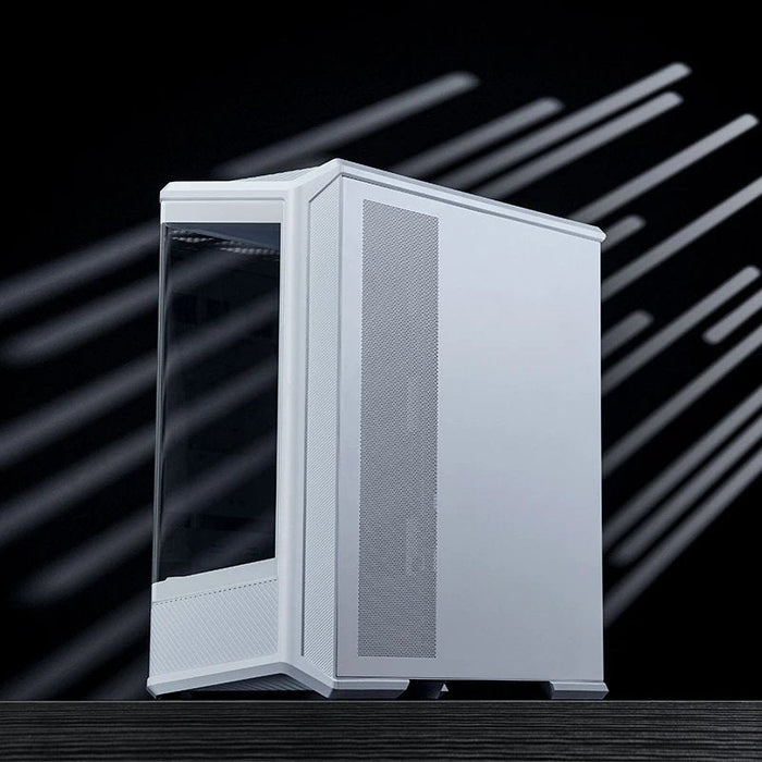 Jonsbo D400 Pc-Gehäuse, Midi Tower, Atx, Tempered Glass - Weiss