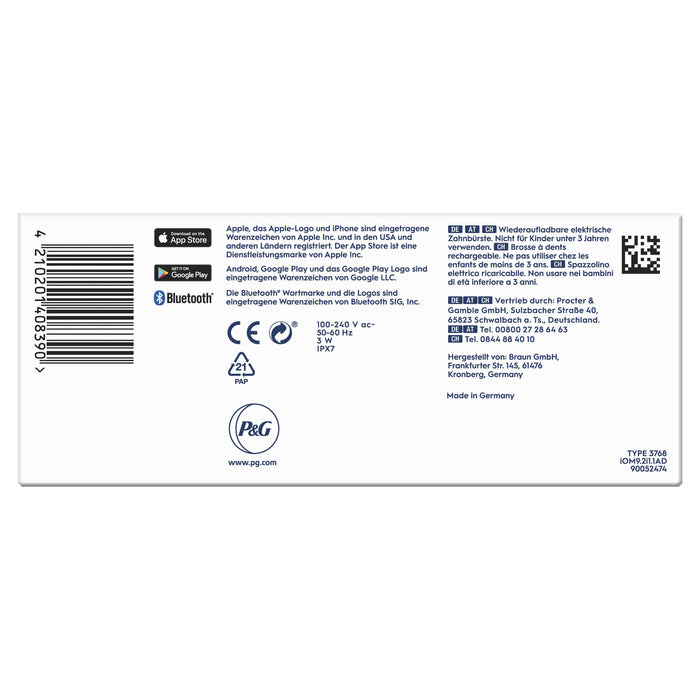 EAN 4210201408390 - Oral-B iO Series 9n Adulto Cepillo dental oscilante Rosa imagen 13