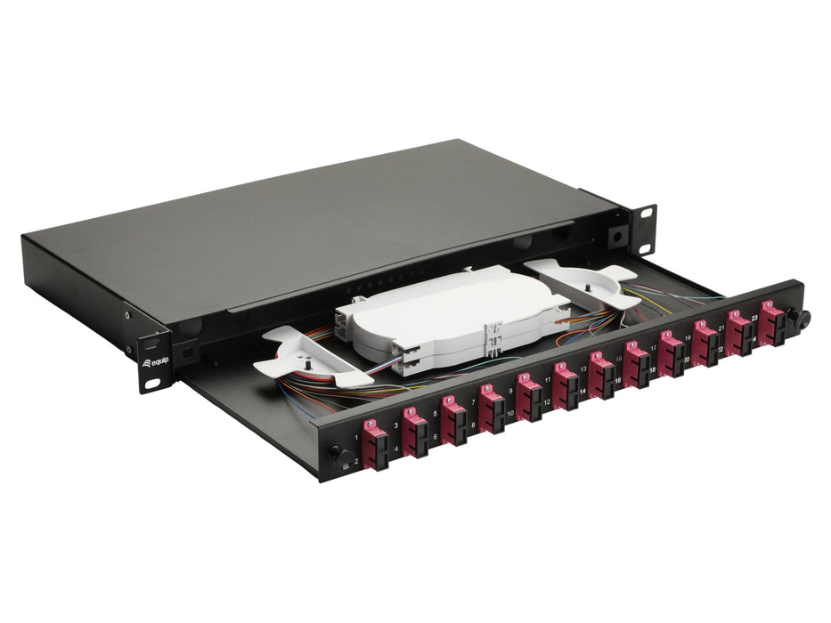 Equip Lwl-Spleisskamen 12-Port Sc-Duplex Om4 1u Komplett Sw