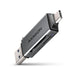 EAN 8595247907134 - Axagon CRE-DAC USB-C+ USB-A 5 Gbps MINI card reader 2-slot & lun SD/microSD lector de tarjeta USB 3.0 Typ imagen 1