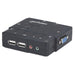 EAN 766623151252 - Manhattan 151252 interruptor KVM Negro imagen 1