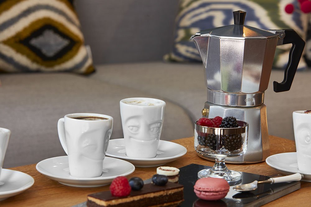 Fiftyeight Espresso Mug Con Henkel 80ml - Verdutzt Blanco