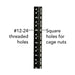 EAN 0037332187277 - Tripp Lite SRW6UG armario rack Bastidor de pared Negro imagen 3