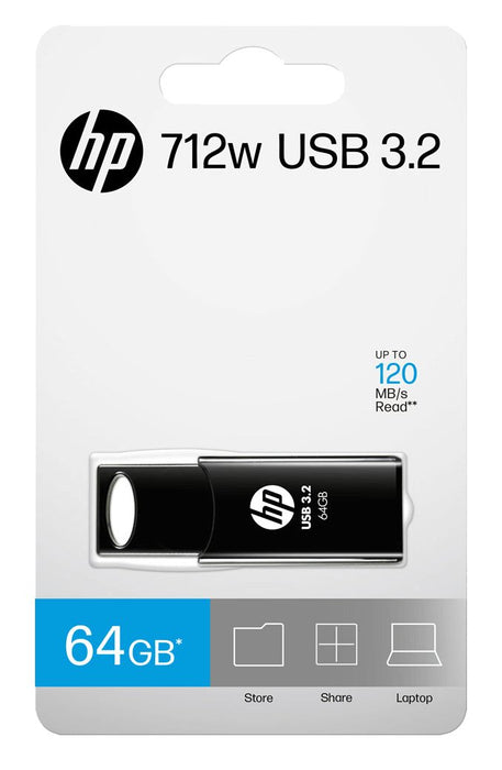 EAN 4718006457709 - HP 712w unidad flash USB 64 GB USB tipo A 3.2 Gen 1 (3.1 Gen 1) Negro imagen 5
