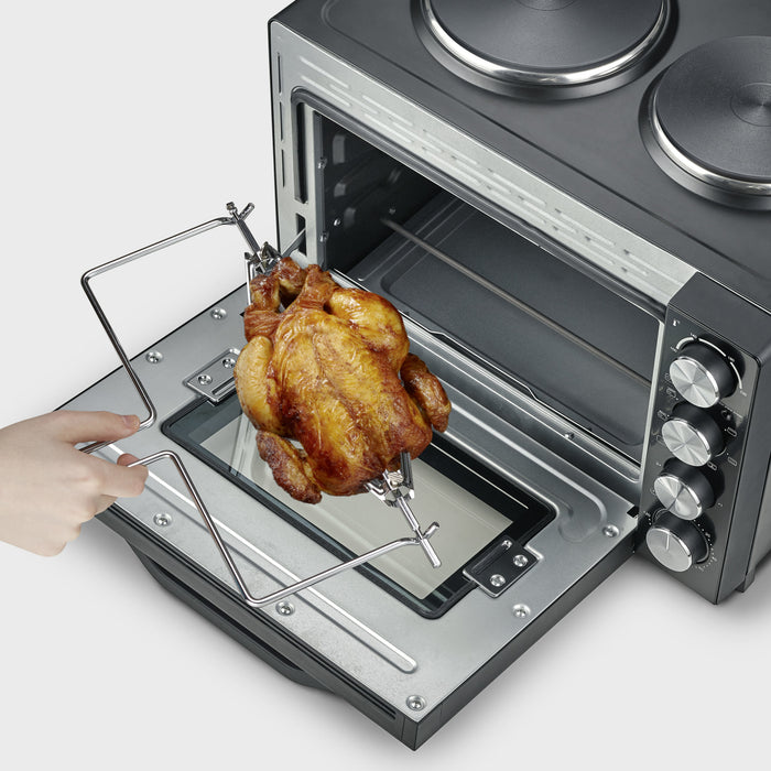 EAN 4008146040634 - Severin TO 2074 horno tostador 30 L 2500 W Negro Parrilla imagen 5