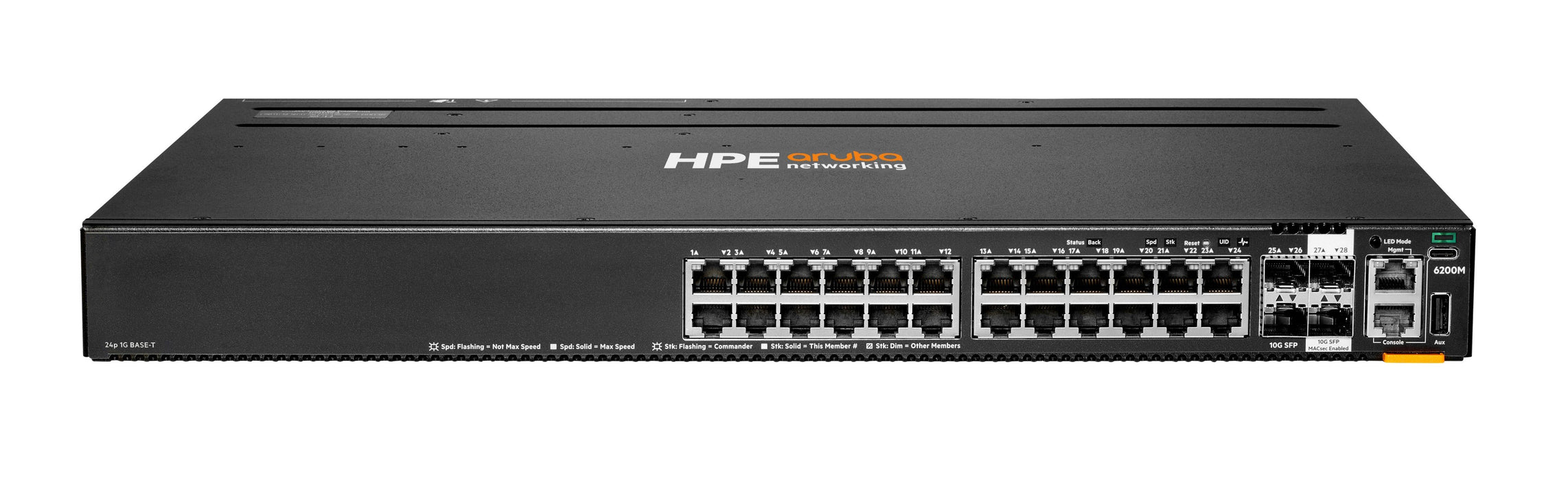 EAN 0190017535005 - HPE Aruba Networking CX 6200M 24G 4SFP+ Switch imagen 1