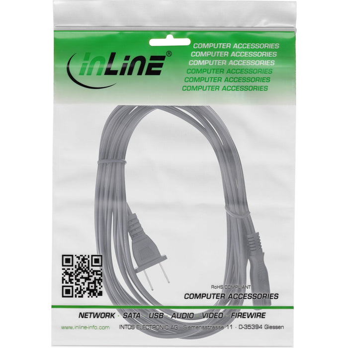 Cable De Alimentación Inline Enchufe De Red Ee. Uu. A Enchufe Euro 8, 1,0 M