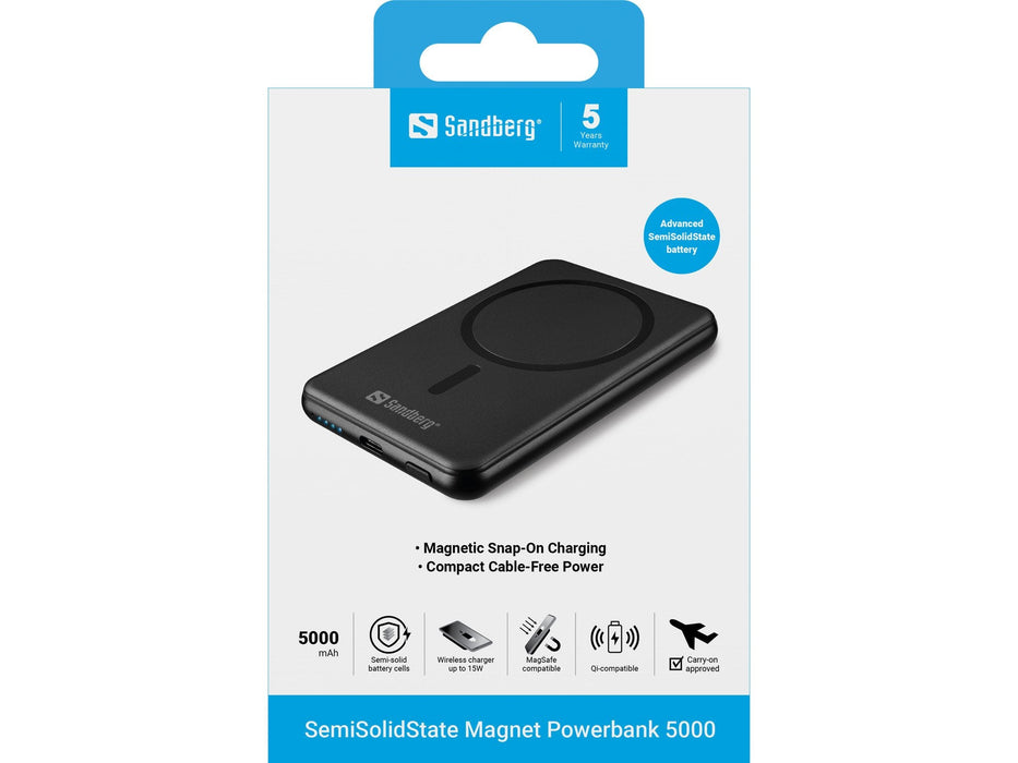 Semisolidstate Magnet  Powerbank 5000