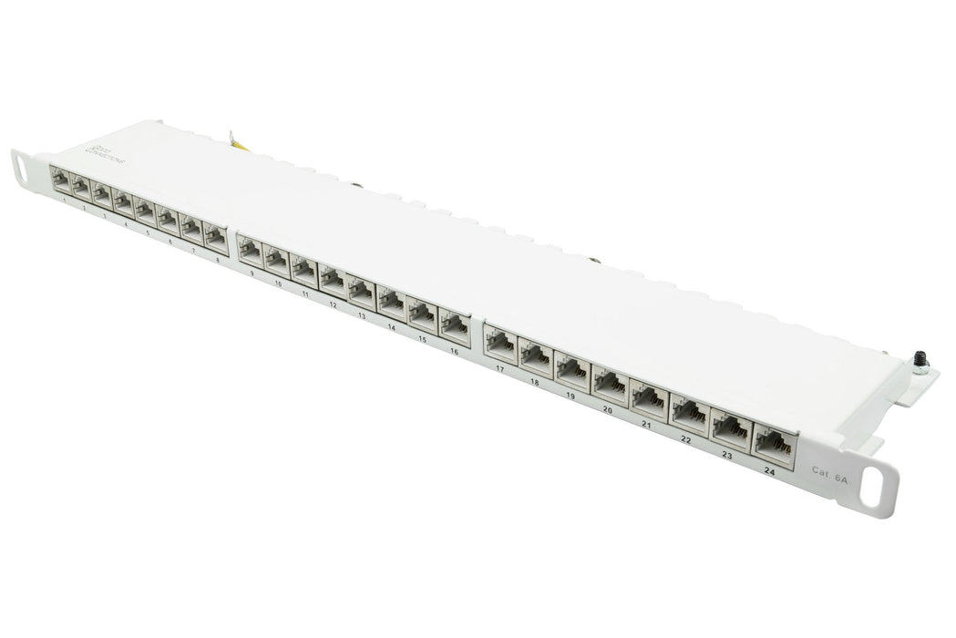 Good Connections Patchpanel 19"Cat. 6a 24-P 0,5he Reinweiss