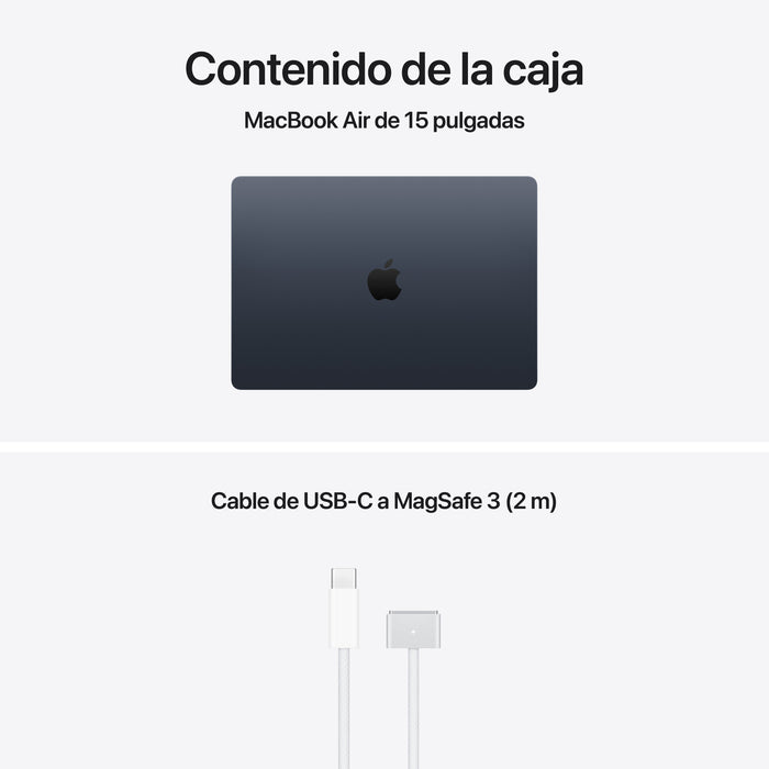 Apple Macbook Air 15,3' M5 10-Core Cpu 24gb 1tb Ssd 10-Core Gpu Medianoche