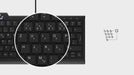 EAN 4250078172789 - KeySonic KSK-5010ELC (DE) teclado Hogar USB QWERTZ Alemán Negro imagen 4