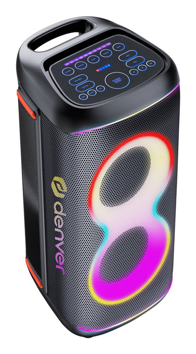 Altavoz De Fiesta Denver Bps-370 Bluetooth Con 100w De Potencia