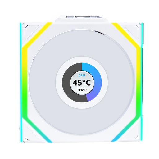 EAN 4718466016843 - Lian Li UNI FAN SL Wireless LCD 120 Reverse Blade Carcasa del ordenador Ventilador 12 cm Blanco 3 pieza(s imagen 2